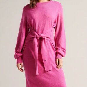 Ted Baker London Essya Cashmere Blend Midi Dress - Size 2